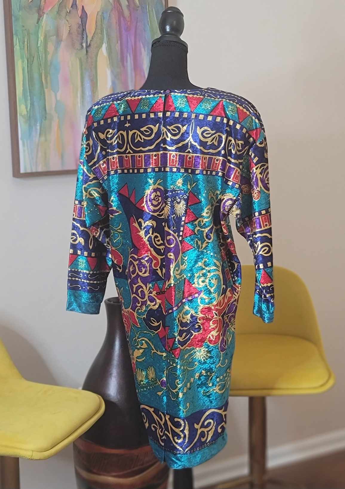 Art Deco Colorful Dress