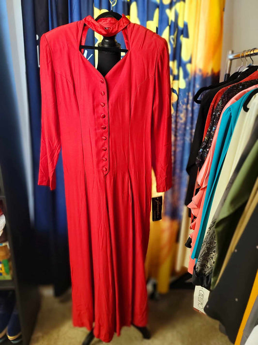 Red Hot Choker Jumpsuit