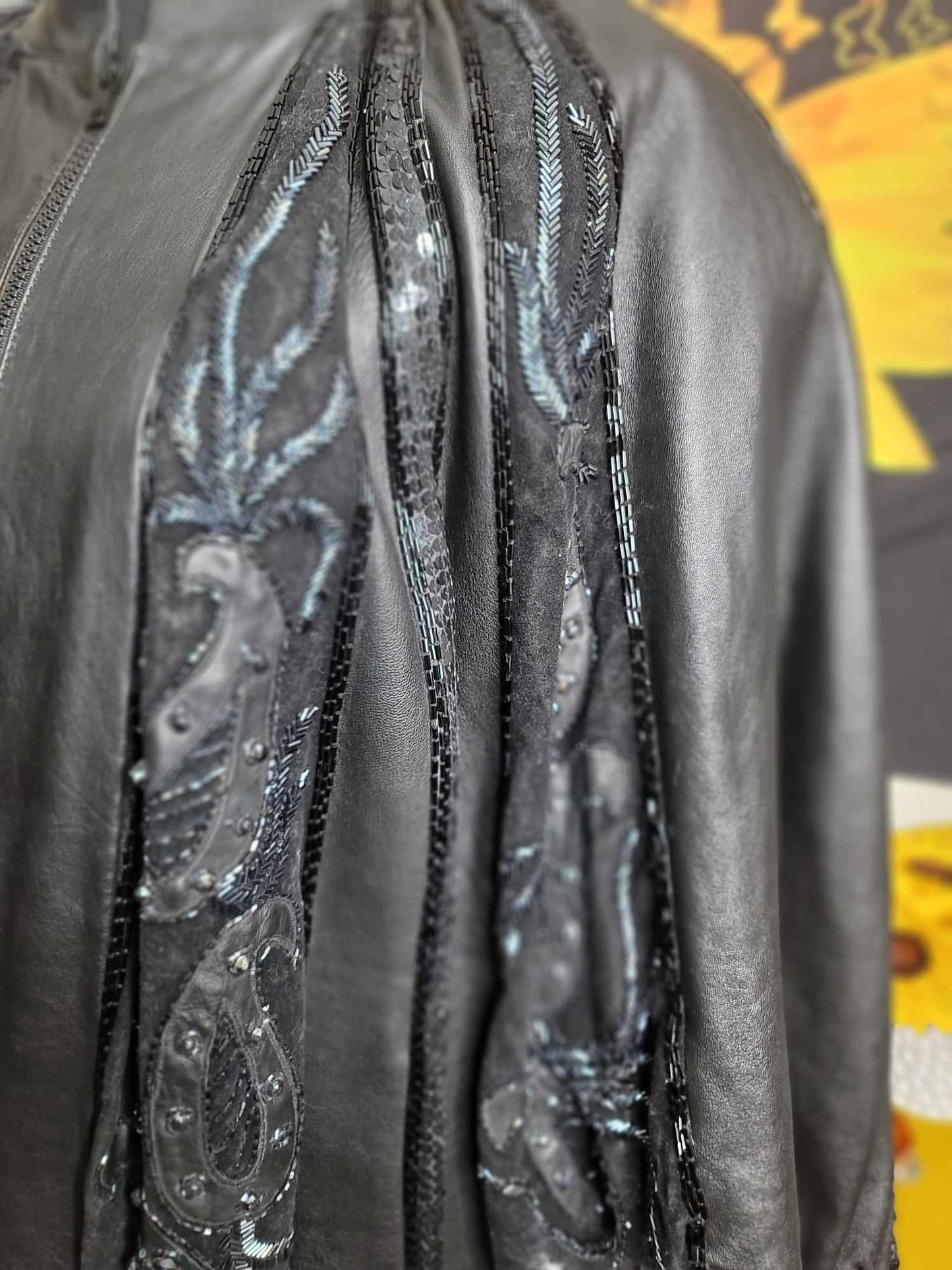 Dope Black Dolman Sequin Jacket