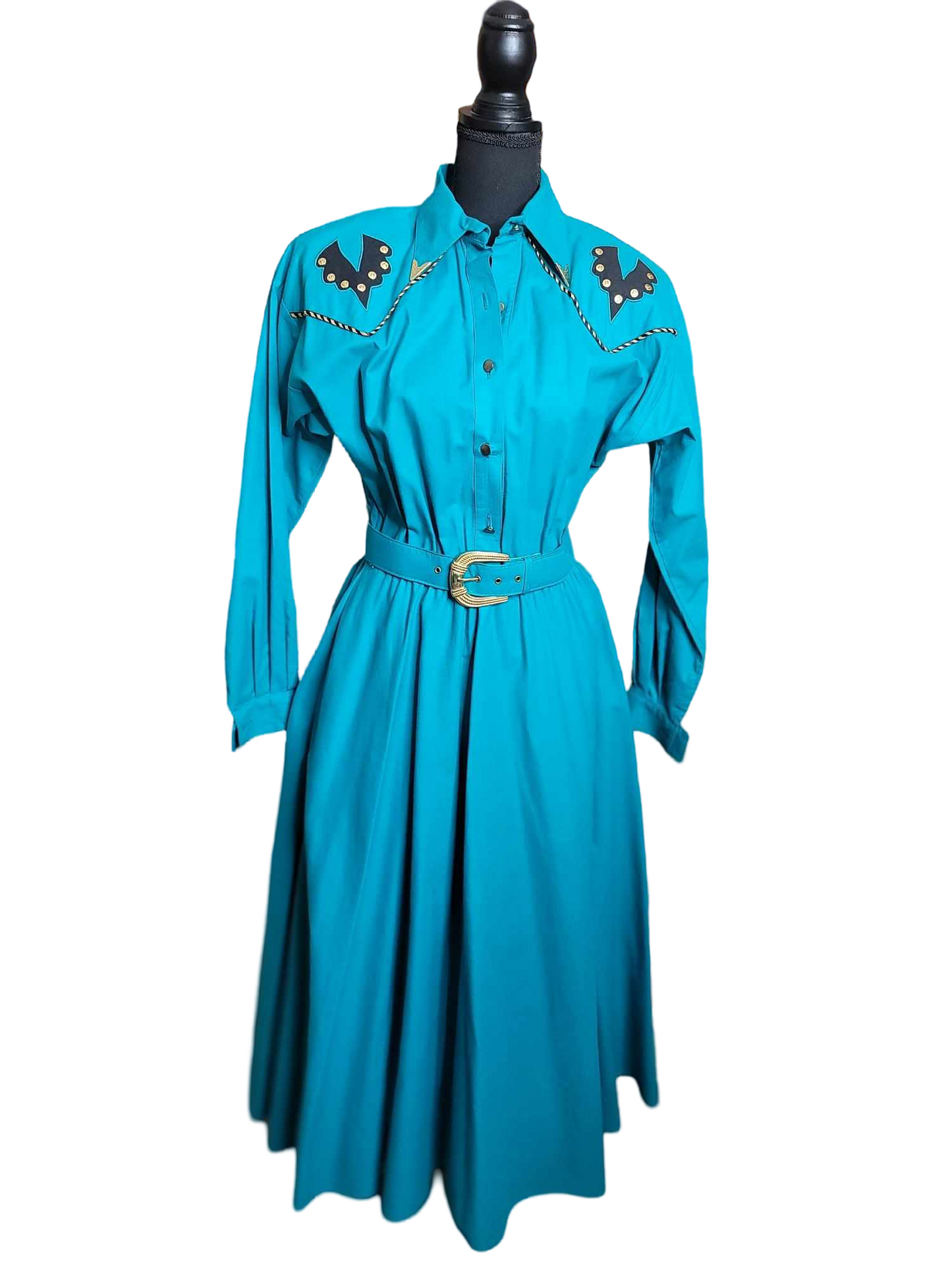 Western Teal Dress