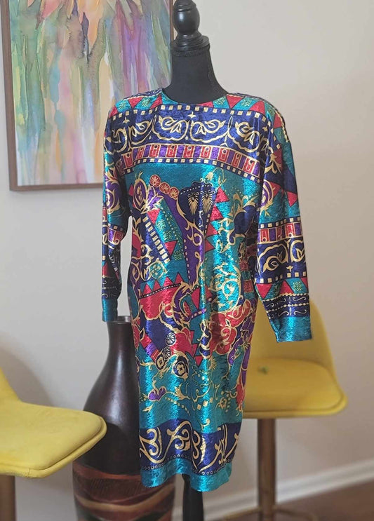 Art Deco Colorful Dress