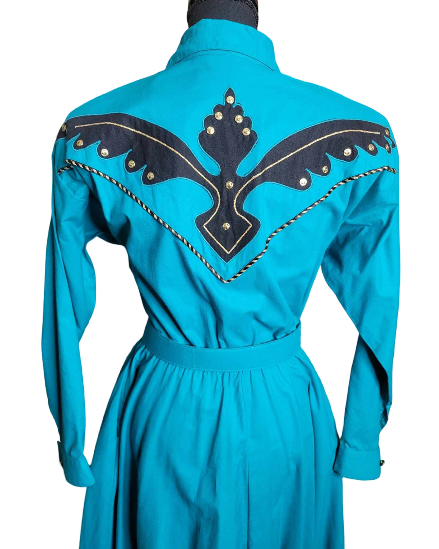 Western Teal Dress