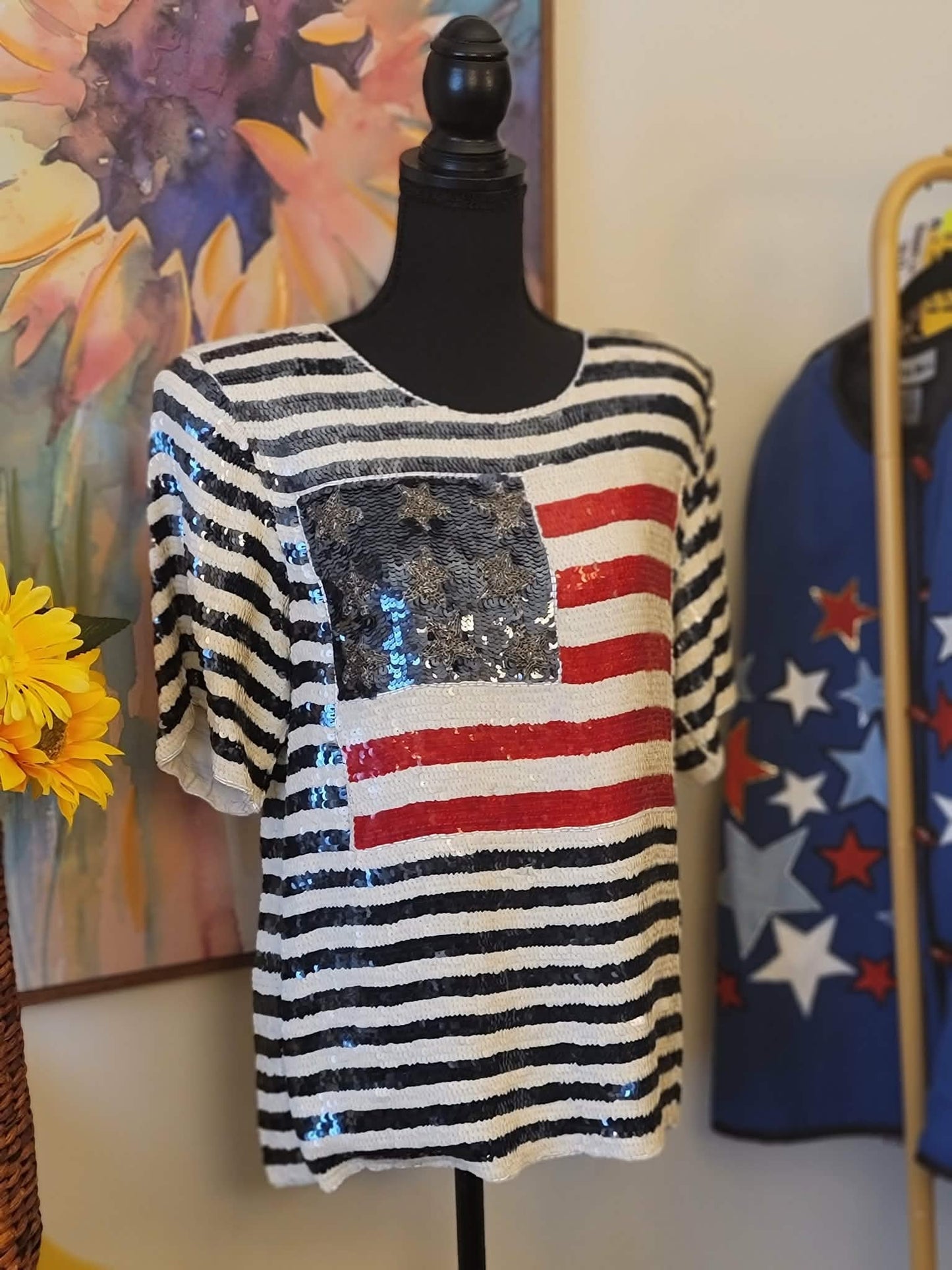 The Patriotic Sequin Top
